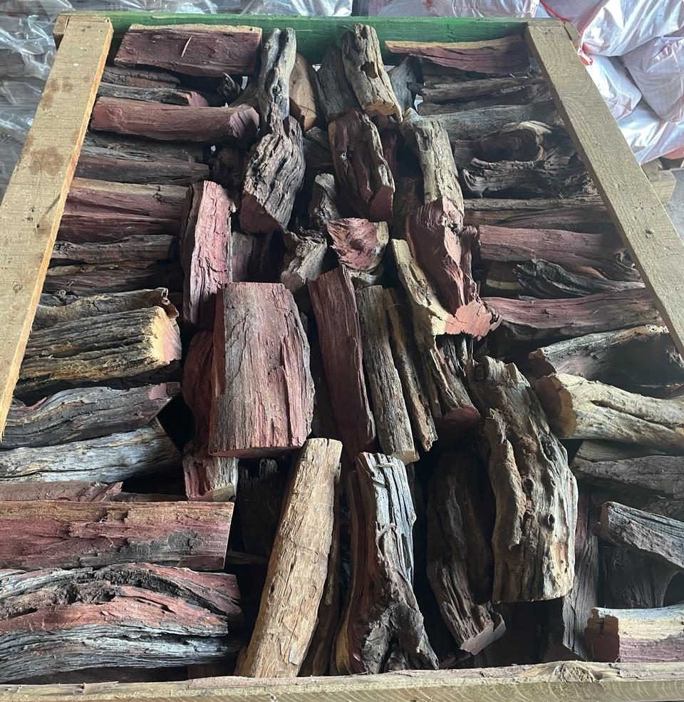 firewood in a crate